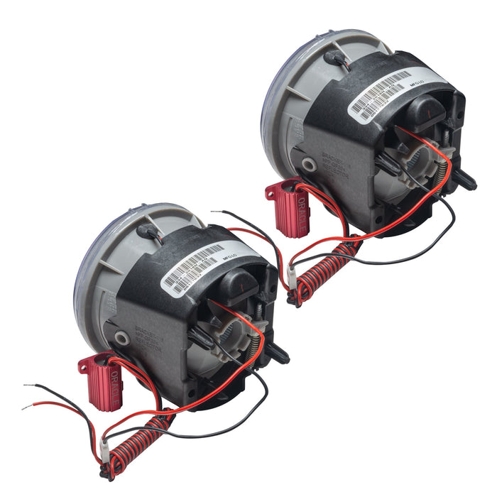 Rear view of 2011-2013 Dodge Durango Pre-Assembled Halo Fog Lights