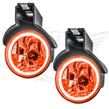 1997-2000 Dodge Durango Pre-Assembled Fog Lights with amber LED halo rings.