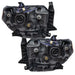 Rear view of toyota pre-assembled headlights