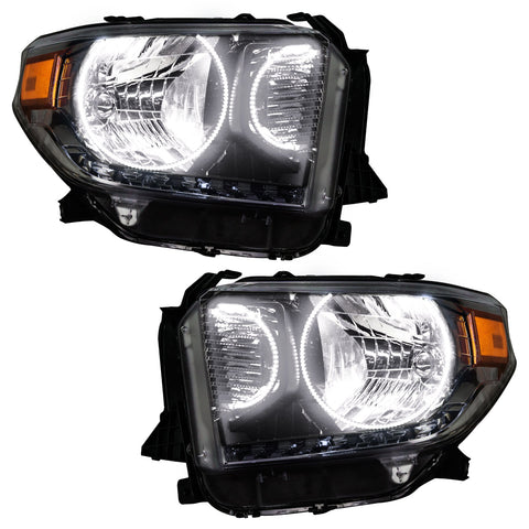 Toyota pre-assembled headlights with white halos