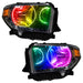 Toyota tundra pre-assembled headlights with colorshift halos