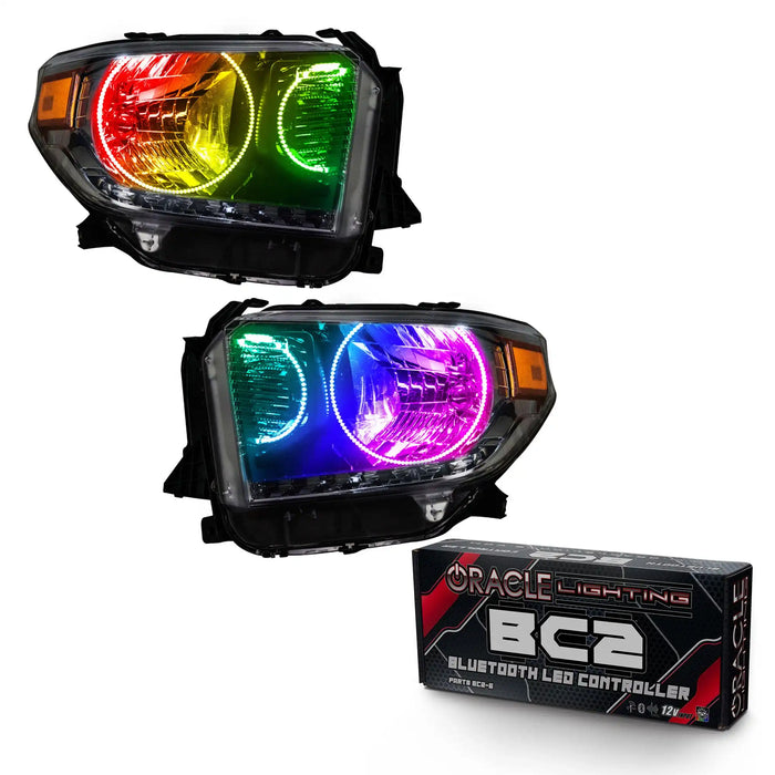 ORACLE Lighting 2014-2017 Toyota Tundra Pre-Assembled Halo Headlights - Dual Halo