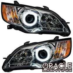 2008-2009 Subaru Legacy Pre-Assembled Headlights - Chrome