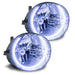 2006-2009 Toyota 4-Runner Pre-Assembled Halo Fog Lights with white halo rings