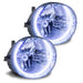 2006-2009 Toyota 4-Runner Pre-Assembled Halo Fog Lights with white halo rings