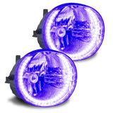 2006-2009 Toyota 4-Runner Pre-Assembled Halo Fog Lights with purple halo rings