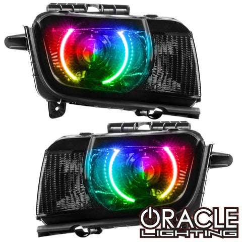 2010-2013 Chevrolet Camaro RS Pre-Assembled Headlights - Dynamic ColorSHIFT