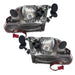 Rear view of 1997-2003 Ford F-150/F-250 Super Duty Pre-Assembled Halo Headlights - Chrome Housing