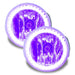 Ford Explorer Sport Trac fog lights with purple halo rings.