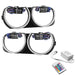 2015-2023 Dodge Challenger Pre-Installed Halo Headlight Bezels - ColorSHIFT Halos with Simple Controller.