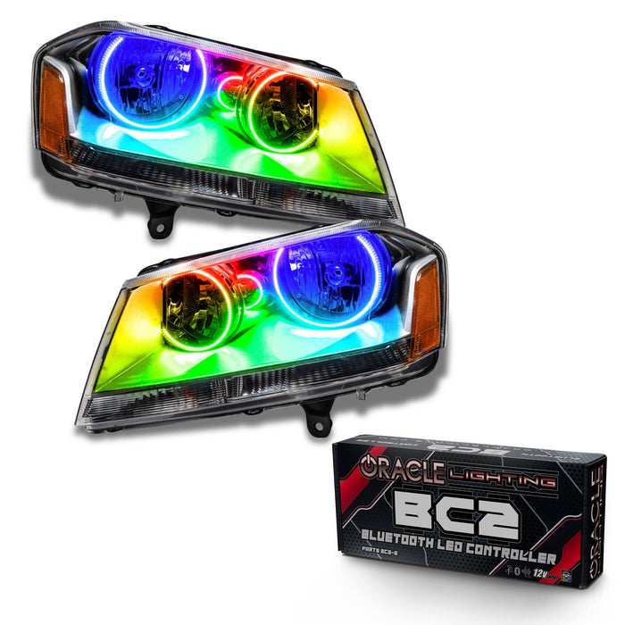 2008-2014 Dodge Avenger SE/SXT Pre-Assembled Halo Headlights
