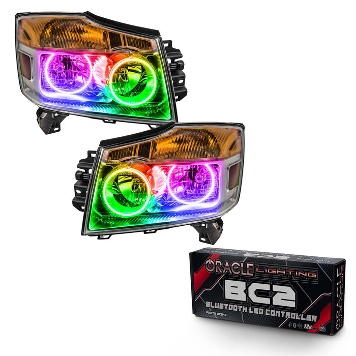 2008-2015 Nissan Armada Pre-Assembled Halo Headlights