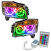 2008-2015 Nissan Armada Pre-Assembled Halo Headlights with Simple Controller.