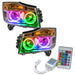 2008-2015 Nissan Armada Pre-Assembled Halo Headlights with Simple Controller.