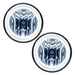 2005-2011 Toyota Tacoma Pre-Assembled Halo Fog Lights with white LED halo rings.