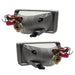 Rear view of 2007-2015 Chevy Silverado Pre-Assembled Fog Lights - Round Style