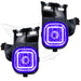 2006-2007 Ford Ranger Pre-Assembled Halo Fog Lights with blue LED halos.