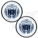 2008-2011 Ford Ranger Pre-Assembled Halo Fog Lights with white LED halo rings.