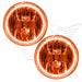 2014-2015 GMC Sierra 1500 Pre-Assembled Fog Lights with amber LED halo rings.