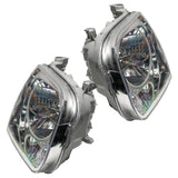 Side view of 2005-2006 Toyota Tundra Double Cab Pre-Assembled Headlights