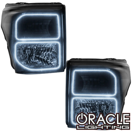 2011-2016 Ford F-250/F-350 Super Duty Pre-Assembled Headlights - Black