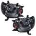 Rear view of 2012-2015 Toyota Tacoma Pre-Assembled Halo Headlights - Chrome