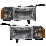 1994-2002 Dodge Ram 1500/2500/3500 Pre-Assembled Halo Headlights