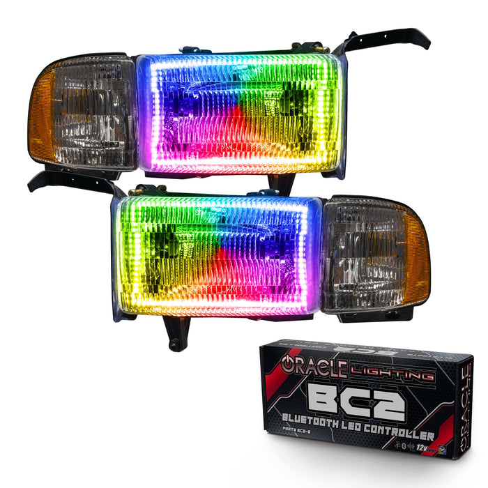 1994-2002 Dodge Ram 1500/2500/3500 Pre-Assembled Halo Headlights