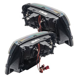 Rear view of 2002-2009 Chevrolet TrailBlazer Pre-Assembled Halo Headlights