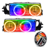 1991-1996 Chevrolet Caprice Pre-Assembled Halo Headlights with RF Controller.