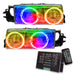 1991-1996 Chevrolet Caprice Pre-Assembled Halo Headlights with 2.0 Controller.