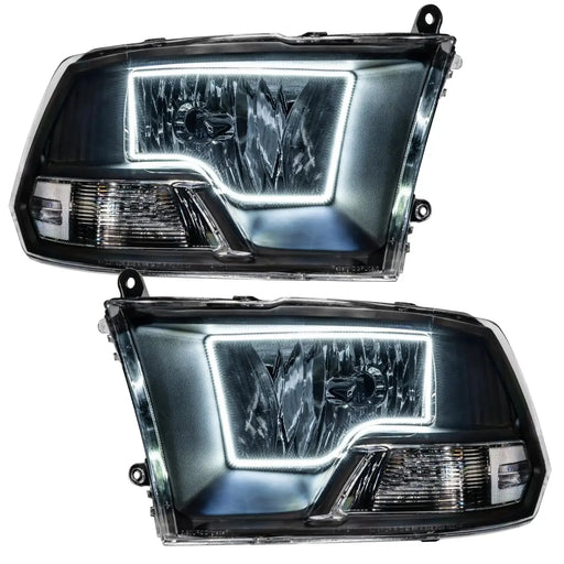2009-2012 Dodge Ram Non-Sport Pre-Assembled Headlights - Black