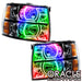 2007-2013 Chevrolet Silverado Pre-Assembled LED Square Style Halo Headlights - (Black Housing)