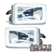 2007-2015 Chevrolet Silverado Pre-Assembled Fog Lights - Square Style Halo