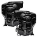 Rear view of 2017-2019 Ford F-250/F-350 Super Duty ORACLE Dynamic ColorSHIFT Pre-Assembled Headlights - Black Edition