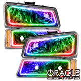 2003-2006 Chevy Silverado Pre-Assembled Headlights w/ Parking Lights