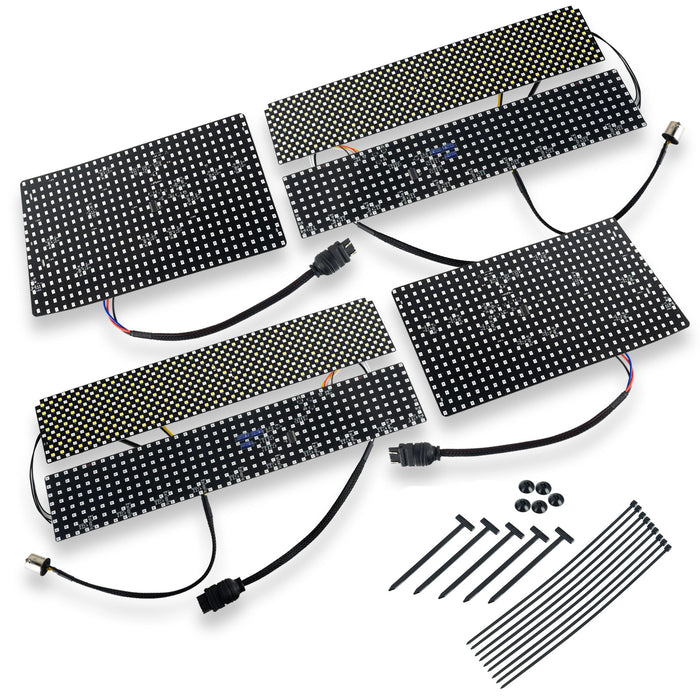 1987-1993 Ford Mustang LX Sequential LED Tail Light Conversion Kit - Plug & Play