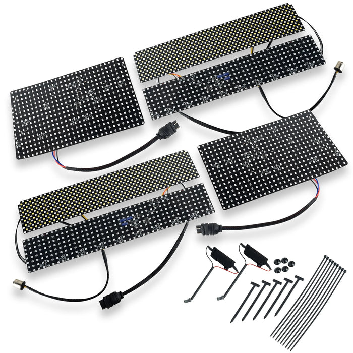 1987-1993 Ford Mustang LX Sequential LED Tail Light Conversion Kit - Plug & Play