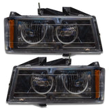 2004-2012 Chevrolet Colorado Pre-Assembled LED Halo Headlights