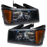 2004-2012 Chevrolet Colorado Pre-Assembled LED Halo Headlights