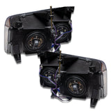 Rear view of 2004-2012 Chevrolet Colorado Pre-Assembled LED Halo Headlights