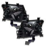 Rear view of 2005-2014 Nissan Xterra Pre-Assembled LED Halo Headlights