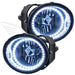 2001-2002 Nissan Frontier Pre-Assembled Fog Lights with white LED halo rings.
