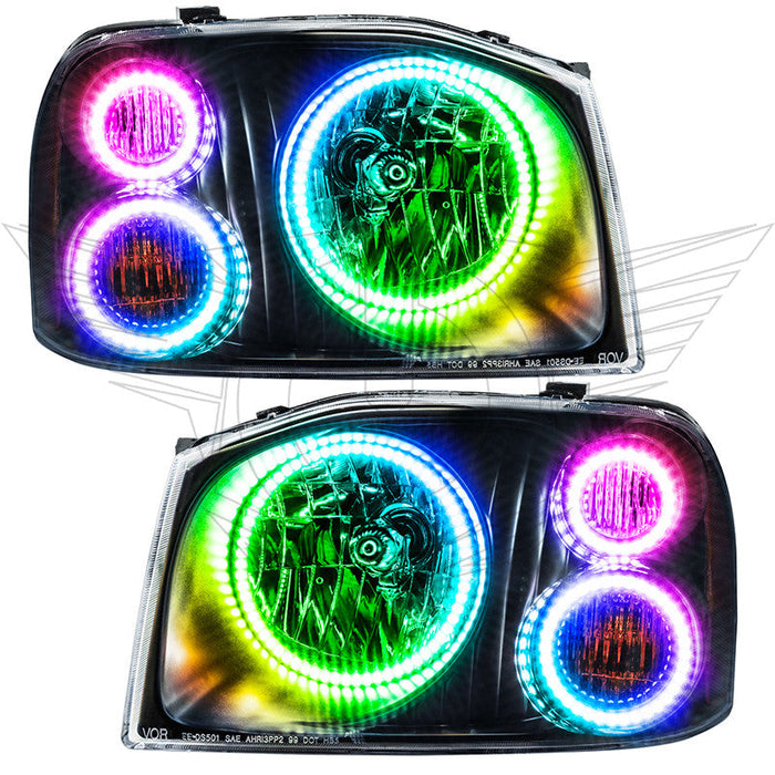 2001-2004 Nissan Frontier LED Triple Halo Headlight Kit