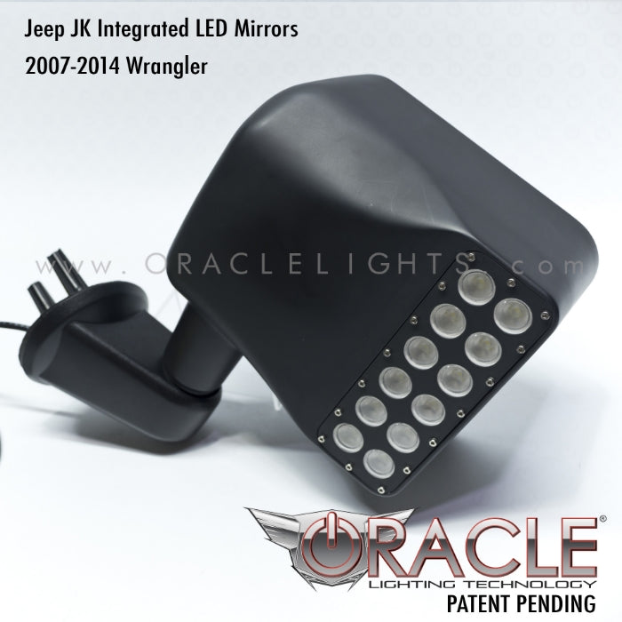Jeep Wrangler JK LED Off-Road Side Mirrors