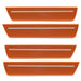2008-2014 Dodge Challenger Concept Sidemarker Set with burnt orange paint and clear lens.