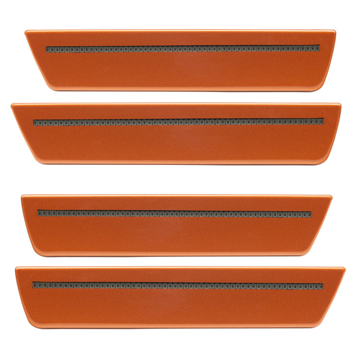 2008-2014 Dodge Challenger Concept Sidemarker Set with burnt orange paint and tinted lens.