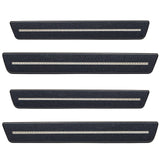 2015-2023 Dodge Challenger Concept Sidemarker Set with black metallic paint and clear lenses.