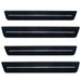 2015-2023 Dodge Challenger Concept Sidemarker Set with black metallic paint and clear lenses.