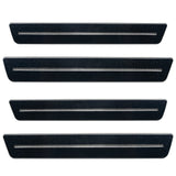 2015-2023 Dodge Challenger Concept Sidemarker Set with black metallic paint and clear lenses.